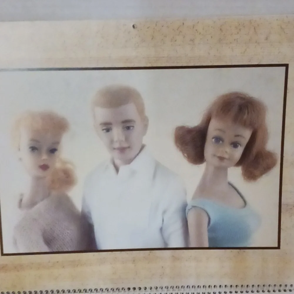 1992 Barbie Fashion Calendar with Black Dress
